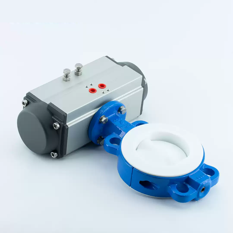 Carbon Steel Pneumatic Fluorine Lined Butterfly Valve